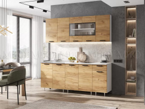 Кухня Рио NEW 1,8м Дуб Крафт ЛДСП в Мегионе - megion.mebel-tymen.ru | фото
