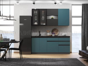 Кухня Техно-6 2,0м (Графит/Атлантик софт/Графит софт) в Мегионе - megion.mebel-tymen.ru | фото