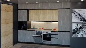 Кухонный гарнитур Адажио люкс 3000 мм в Мегионе - megion.mebel-tymen.ru | фото