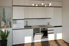 Кухонный гарнитур Амели люкс 3000 мм в Мегионе - megion.mebel-tymen.ru | фото