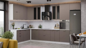 Кухонный гарнитур «Габриэлла» №22 Белый, Муссон в Мегионе - megion.mebel-tymen.ru | фото