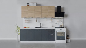 Кухонный гарнитур «Гранита» длиной 200 см в Мегионе - megion.mebel-tymen.ru | фото