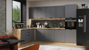 Кухонный гарнитур «Гренада» №4 Дуб Крафт золотой, Холст Вулкан в Мегионе - megion.mebel-tymen.ru | фото