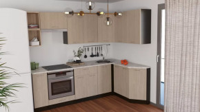 Кухонный гарнитур Надежда прайм 5 2300*1500 мм в Мегионе - megion.mebel-tymen.ru | фото