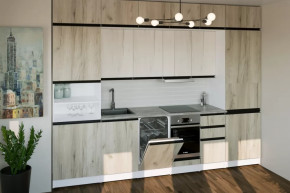 Кухонный гарнитур Паола люкс 3000 мм в Мегионе - megion.mebel-tymen.ru | фото