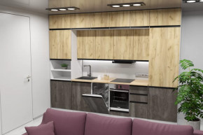 Кухонный гарнитур Сапфир экстра 3000 мм в Мегионе - megion.mebel-tymen.ru | фото