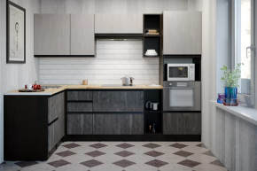 Кухонный гарнитур Симфония мега прайм 1500х2700 мм в Мегионе - megion.mebel-tymen.ru | фото