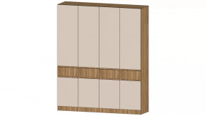Ленора Шкаф 4х ств. Дуб вотан/Кашемир в Мегионе - megion.mebel-tymen.ru | фото