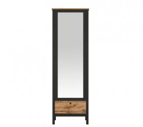 LOFT шкаф SZF1W1S/60 (Дуб вотан/Черный) в Мегионе - megion.mebel-tymen.ru | фото