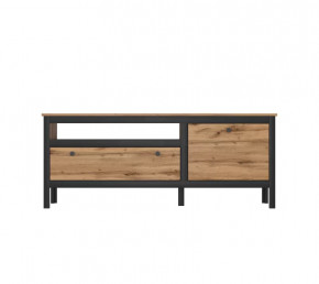 LOFT тумба RTV1D1S (Дуб вотан/Черный) в Мегионе - megion.mebel-tymen.ru | фото