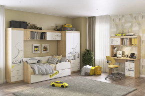 Детский гарнитур Форсаж К1 дуб сонома/белый в Мегионе - megion.mebel-tymen.ru | фото