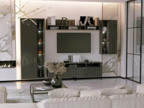 Модульная гостиная Оливия Графит Софт в Мегионе - megion.mebel-tymen.ru | фото