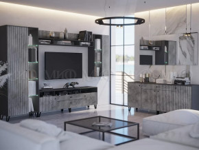 Модульная гостиная Оливия Мрамор Глянец в Мегионе - megion.mebel-tymen.ru | фото