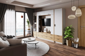 Модульная гостиная Оттавия Белый в Мегионе - megion.mebel-tymen.ru | фото