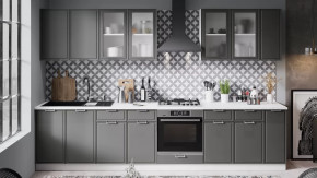 Модульная кухня «Белладжио» Белый, Софт графит в Мегионе - megion.mebel-tymen.ru | фото