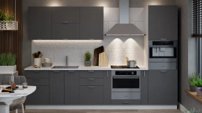 Модульная кухня «Габриэлла» Белый/Титан в Мегионе - megion.mebel-tymen.ru | фото