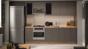 Модульная кухня «Габриэлла» Дуб крафт золотой/Муссон в Мегионе - megion.mebel-tymen.ru | фото