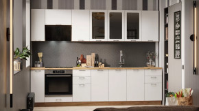 Модульная кухня «Габриэлла» Дуб крафт золотой/Сноу в Мегионе - megion.mebel-tymen.ru | фото