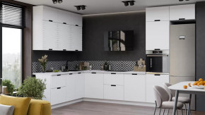 Модульная кухня «Гренада» Белый, Холст Белый в Мегионе - megion.mebel-tymen.ru | фото