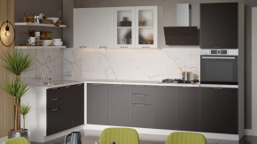 Модульная кухня «Кимберли» Белый, Сноу, Муссон в Мегионе - megion.mebel-tymen.ru | фото