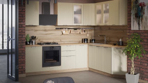 Модульная кухня «Кимберли» Дуб Крафт золотой, Крем в Мегионе - megion.mebel-tymen.ru | фото