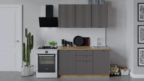 Модульная кухня «Кимберли» Дуб Крафт золотой, Муссон в Мегионе - megion.mebel-tymen.ru | фото