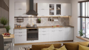 Модульная кухня «Кимберли» Дуб Крафт золотой, Сноу в Мегионе - megion.mebel-tymen.ru | фото