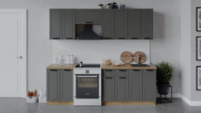 Модульная кухня «Лорас» Дуб крафт золотой/Холст вулкан в Мегионе - megion.mebel-tymen.ru | фото