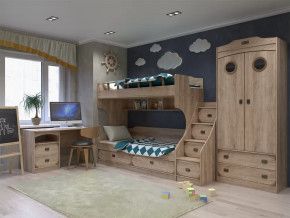 Модульная подростковая Мираж-1 Дуб баррик в Мегионе - megion.mebel-tymen.ru | фото