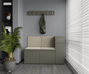 Модульная прихожая Stark 3 Серый графит/Велюр бежевый НК-мебель в Мегионе - megion.mebel-tymen.ru | фото