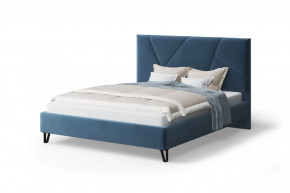 Мягкая кровать Мила, 1400*2000 мм, синий в Мегионе - megion.mebel-tymen.ru | фото