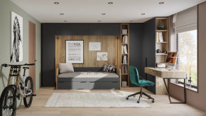 Набор детской мебели «Порто» №2 Яблоня Беллуно, Графит софт в Мегионе - megion.mebel-tymen.ru | фото