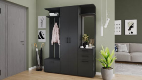 Набор мебели для прихожей «Витра» Тип 2 Антрацит в Мегионе - megion.mebel-tymen.ru | фото