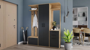Набор мебели для прихожей «Витра» Тип 2 Дуб Крафт золотой, Антрацит в Мегионе - megion.mebel-tymen.ru | фото