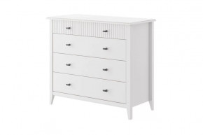 Никеа Комод 5 ящиков Белый в Мегионе - megion.mebel-tymen.ru | фото