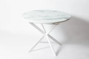 Обеденный стол Стайл 32 Мрамор Приск в Мегионе - megion.mebel-tymen.ru | фото