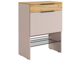 Обувница Баско кашемир/дуб крафт золотой в Мегионе - megion.mebel-tymen.ru | фото