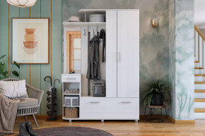 Прихожая Барселона-2 белый рамух в Мегионе - megion.mebel-tymen.ru | фото