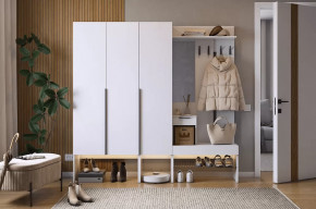 Прихожая Баско К11 белое дерево в Мегионе - megion.mebel-tymen.ru | фото