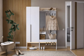 Прихожая Баско К2 белое дерево в Мегионе - megion.mebel-tymen.ru | фото