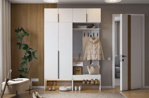 Прихожая Баско К5 белое дерево в Мегионе - megion.mebel-tymen.ru | фото