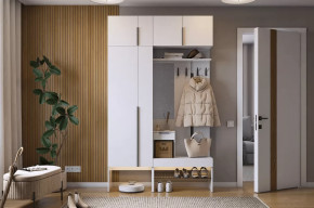 Прихожая Баско К6 белое дерево в Мегионе - megion.mebel-tymen.ru | фото
