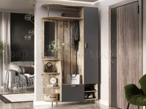 Прихожая Лика №2 1,2 м Дуб юкон, Графит в Мегионе - megion.mebel-tymen.ru | фото