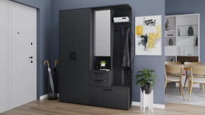 Прихожая «Витра» №4 Антрацит в Мегионе - megion.mebel-tymen.ru | фото