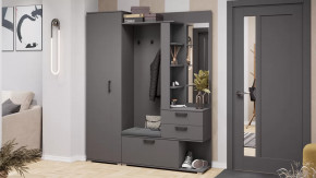 Прихожая «Эрика» Тип 2 Графит Серый в Мегионе - megion.mebel-tymen.ru | фото