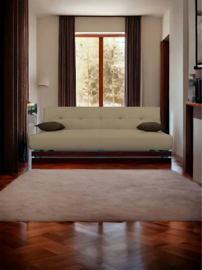 Прямой диван манго 1 Нео Латте/Подушки Нео Шоколад в Мегионе - megion.mebel-tymen.ru | фото