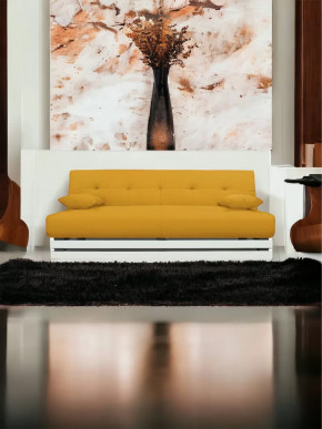 Прямой диван манго 1 Савана Елоу/Планки белые в Мегионе - megion.mebel-tymen.ru | фото