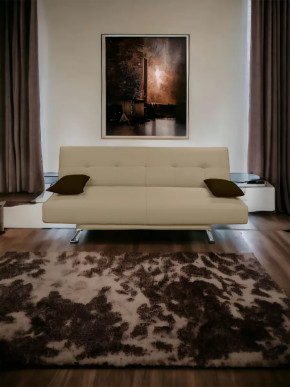 Прямой диван манго 2 Нео Латте/Подушки Нео Шоколад в Мегионе - megion.mebel-tymen.ru | фото