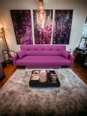 Прямой диван с подлокотниками манго 3 Савана Берри в Мегионе - megion.mebel-tymen.ru | фото