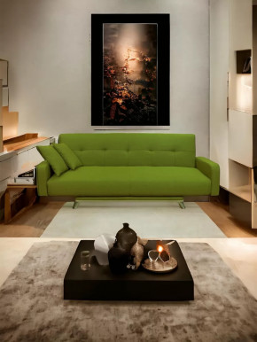 Прямой диван с подлокотниками манго 3 Савана Грин в Мегионе - megion.mebel-tymen.ru | фото